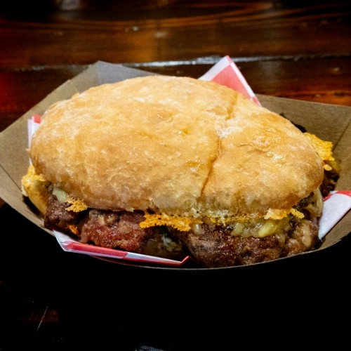 Lamb Smashburger Sandwich